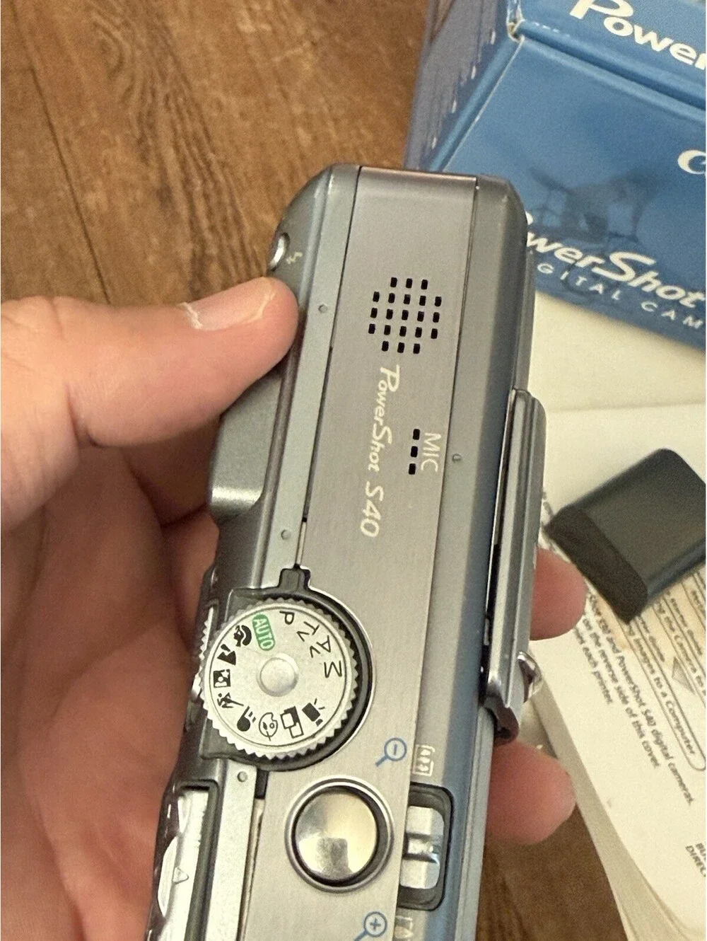 Canon PowerShot S40, W/box, Memory Card , Charger Battery , Manual , Working